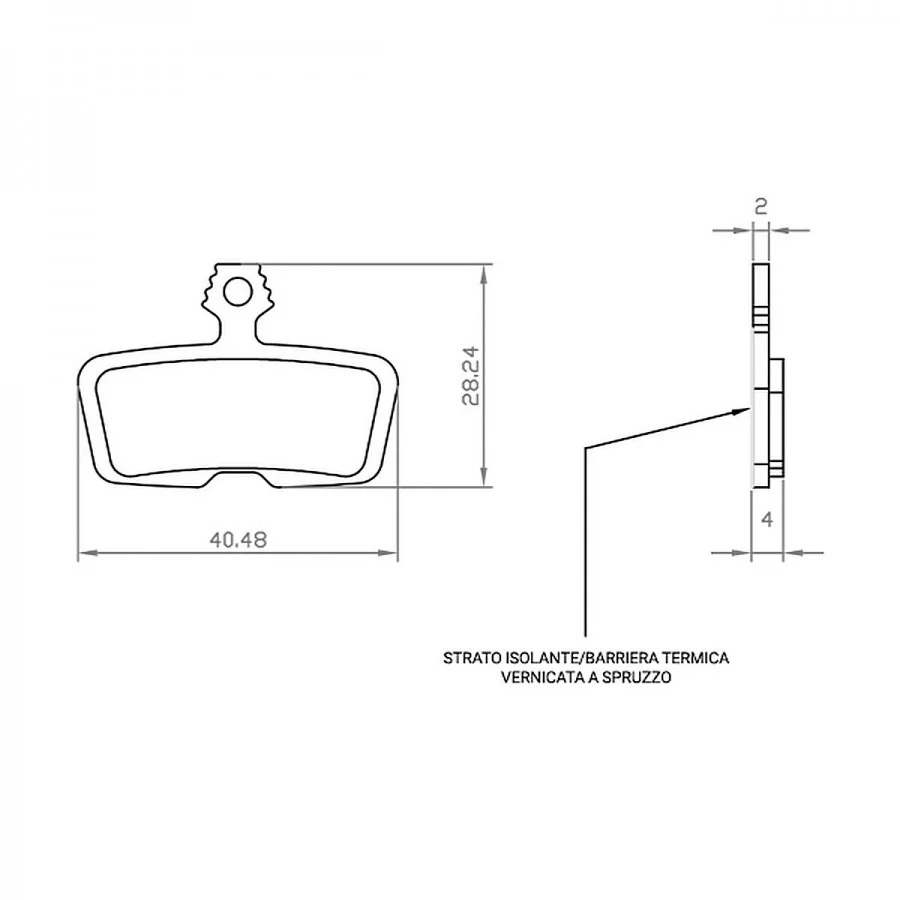 Pastiglie freno sram code r - e-bike 1 set - 1