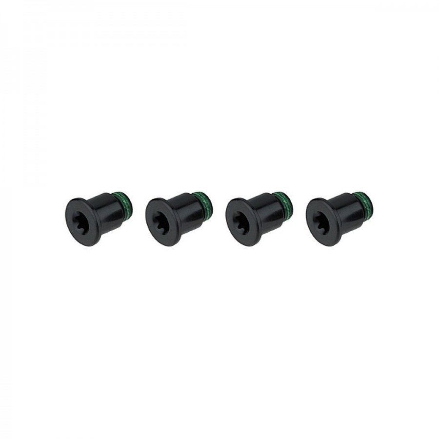 Kit viti alluminio m8x4.75x8.75 bcd94/107mm nero (4 pz) - 1 - Tutti i prodotti - 710845825514