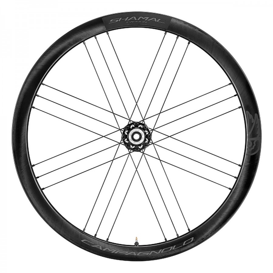 Coppia ruote shamal carbon c21 tubeless ready 2-way fit disc - campagnolo n3w (con adattatore 12v incluso) center lock afs - 1 -