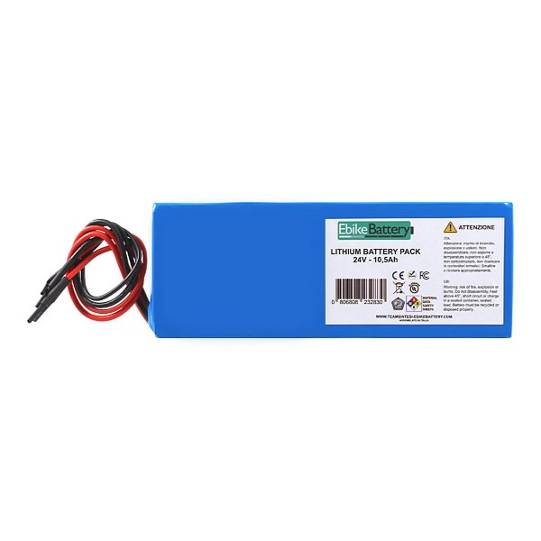 Pacco batterie al litio per e-bike 24v 105ah - 1