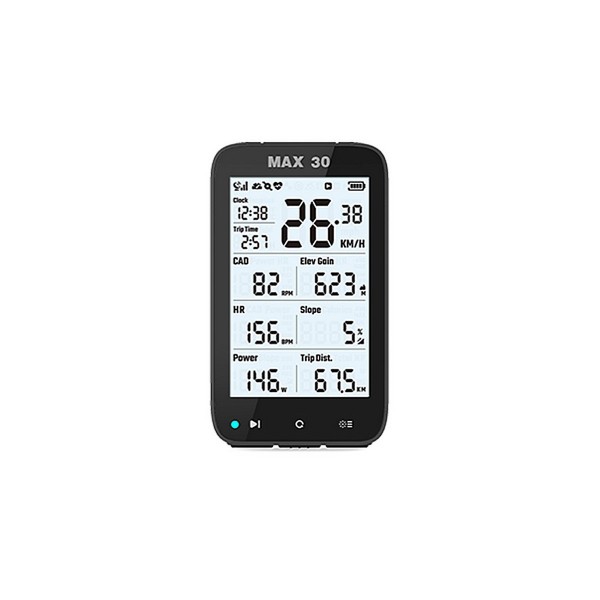 Ciclocomputer max 30 gps - nero - 1