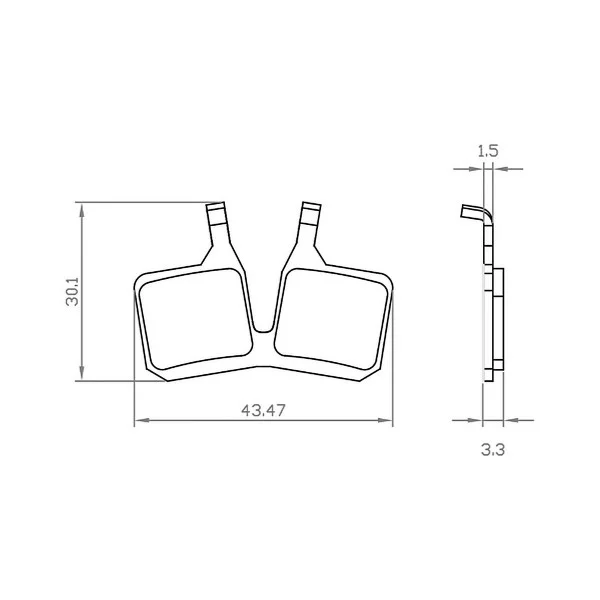 Pastiglie freno magura mt5 unita - organica e-bike 1 set - 1 - Tutti i prodotti - 8059796062909