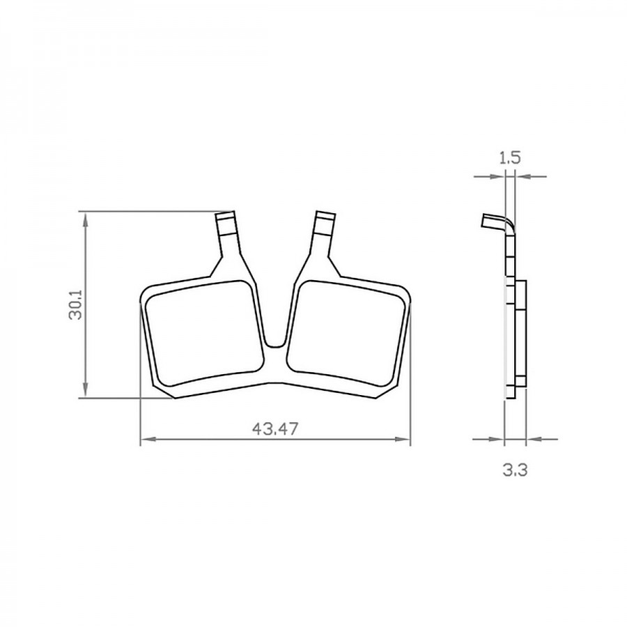 Pastiglie freno magura mt5 unita - organica e-bike 1 set - 1 - Tutti i prodotti - 8059796062909