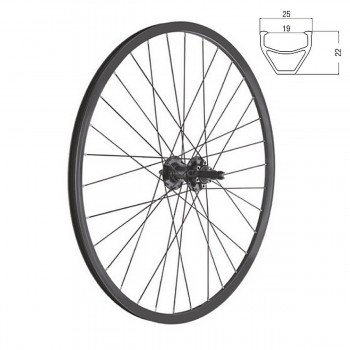 Ruota posteriore kommando 2.0 mtb disc - 29 6 fori filetto 7-9v - 1