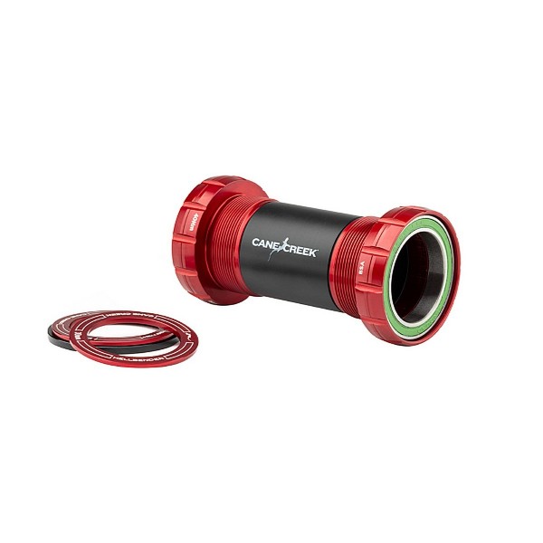 Boîtier de pédalier mtb hellbender 70 bsa filetage anglais pour pivot 28.9mm dub - rouge - 1