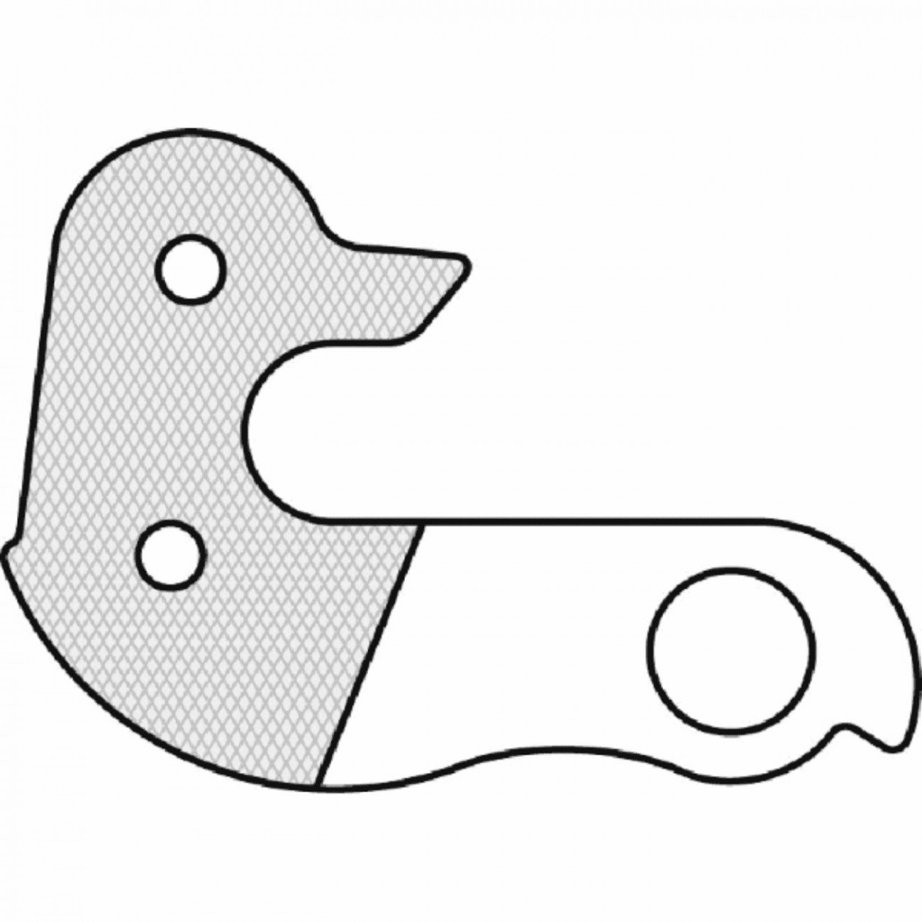 Gh-010 derailleur hanger - 1