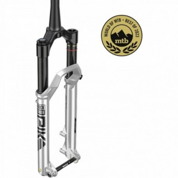 Rockshox pike ultimate rc2 27 5" 130mm argent disque konisch 44mm offset 15x110 (boost) - 1