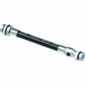 Manguera flexible abs de repuesto presta/shrader para mini bomba pocket drive s negro/plateado - 1