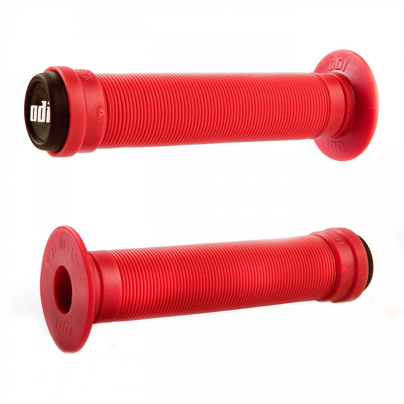 Puños odi bmx longneck st rojo 143mm - 1