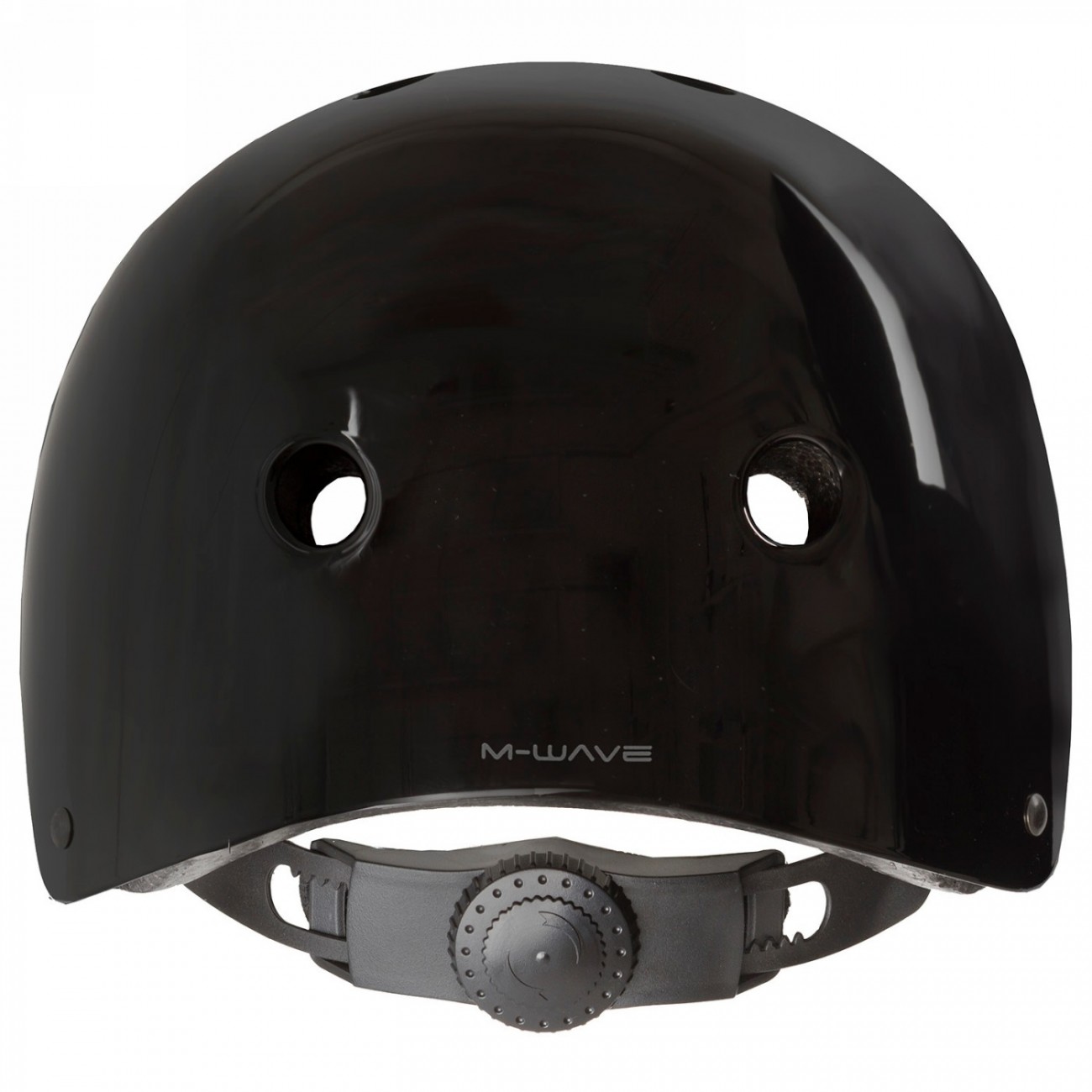 Casco per freestyle - skating - bmx - outdoor, lancio, design: nero lucido, taglia l 58 - 61 cm, con sistema ad anello, scatola 