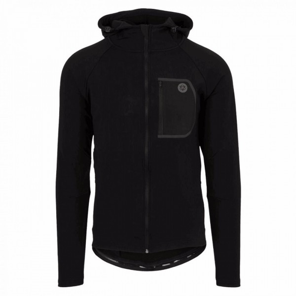 Felpa mtb hoodie sport dwr uomo nero taglia s - 1 - Giacche - 8717565632325