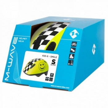 Casco infantil kid-s, diseño: smile, talla s 52 - 57 cm, caja - 6