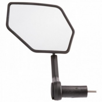 Bicycle mirror m-wave spy space 45, for s-pedelec (s-bike, e-bike), for mounting only on the left in the handlebar end, suitable