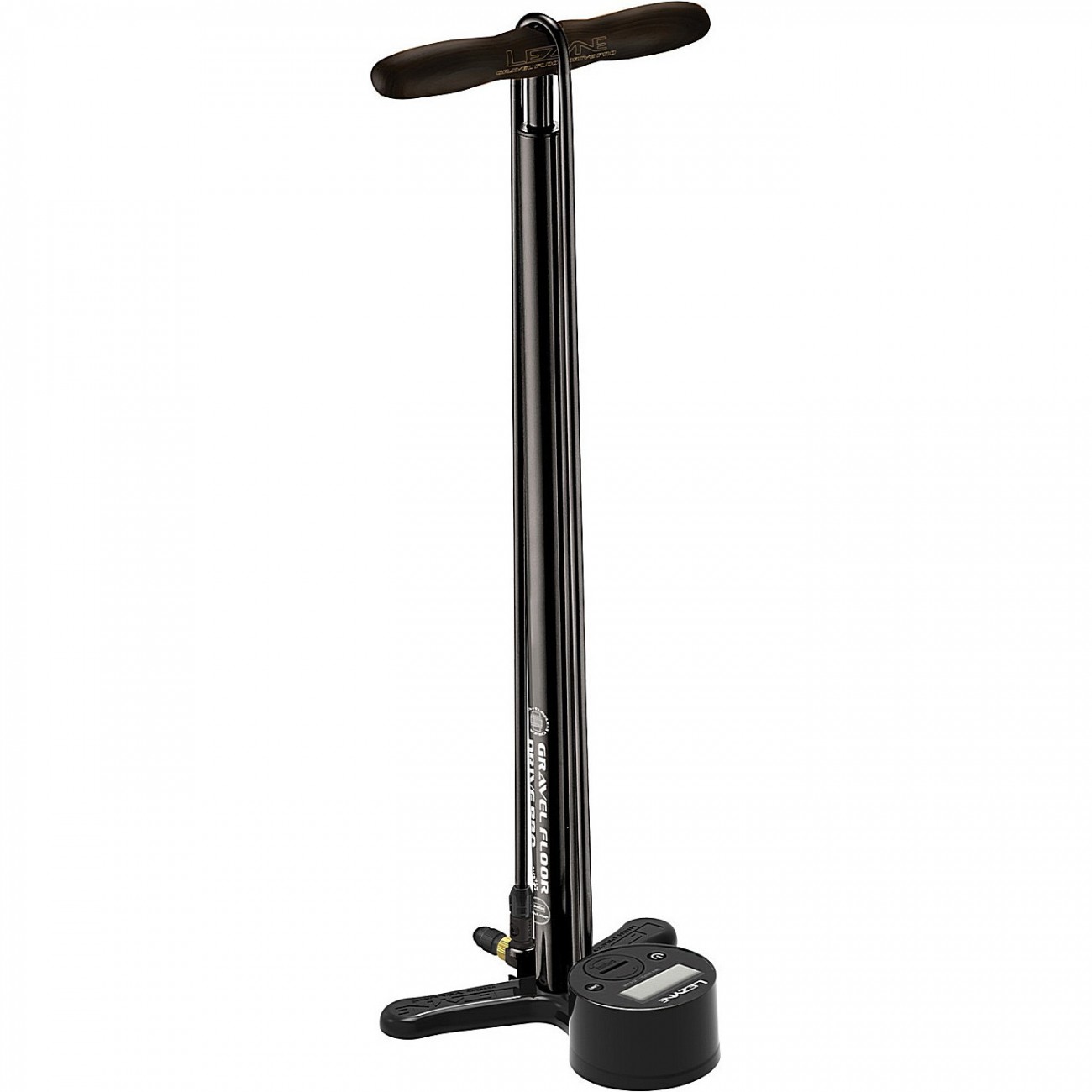 Lezyne floor pump gravel digital drive pro black - 1