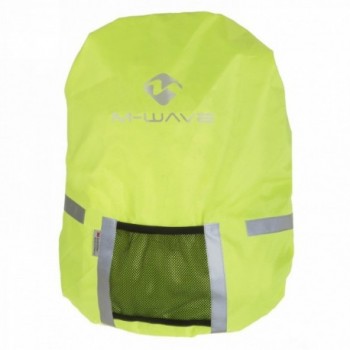 Bag cover, m-wave 'maastricht protect', for backpacks, baskets, vr bag, luggage bag, ..., neon yellow, on card - 1