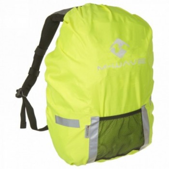 Bag cover, m-wave 'maastricht protect', for backpacks, baskets, vr bag, luggage bag, ..., neon yellow, on card - 9