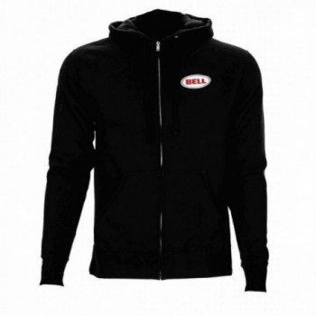 Sudadera choice of pros con cremallera negra talla s - 2