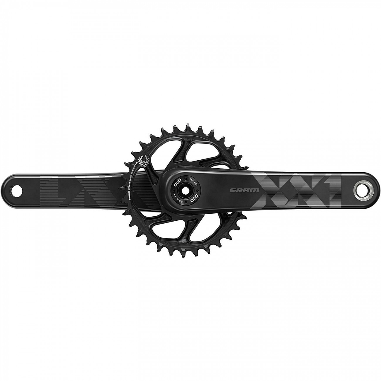 Sram crank xx1 eagle fat bike 5" dub 12v 170 w montaggio diretto 30t x-sync 2 chainri - 1 - Guarnitura - 0710845815744