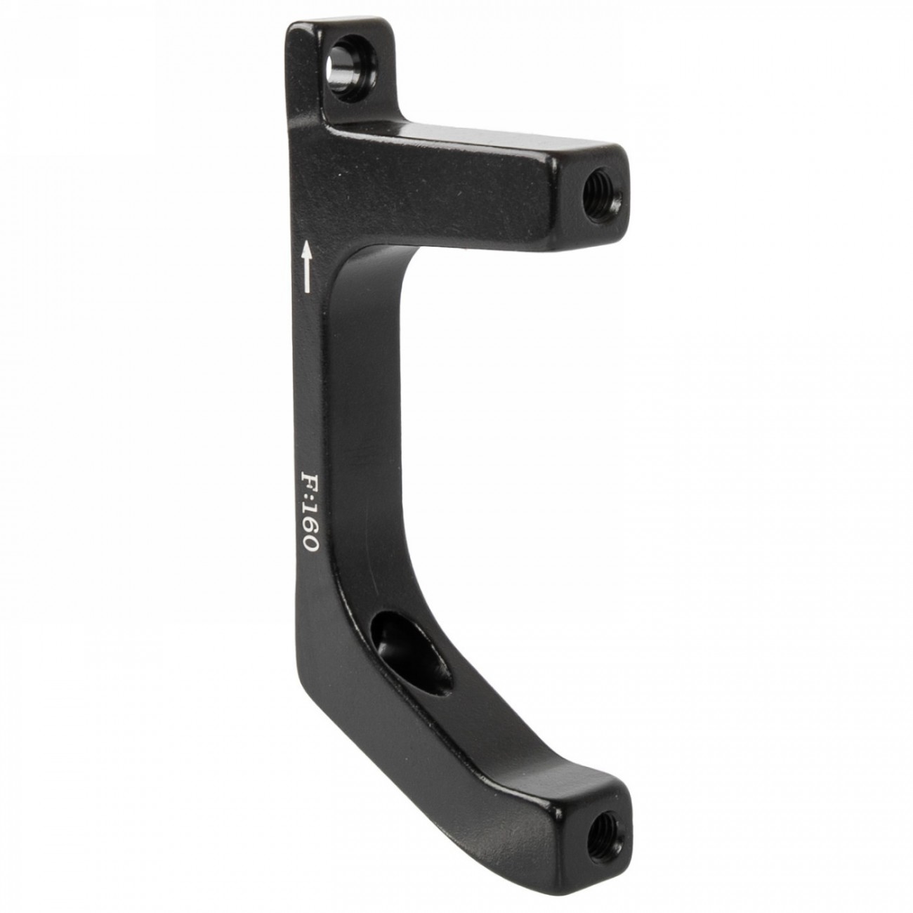 Adapter zum umrüsten von flatmount aufnahme zu postmount scheibenbremse für vr, 160 mm, schwarz, mv - 1