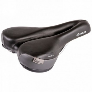 Sella da uomo, velo plush, flex dc m, solo 471 g, senza morsetto, con taglio a V profondo, su scheda - 1 - Selle - 4015493251521