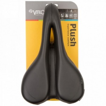 Sella da uomo, velo plush, flex dc m, solo 471 g, senza morsetto, con taglio a V profondo, su scheda - 5 - Selle - 4015493251521