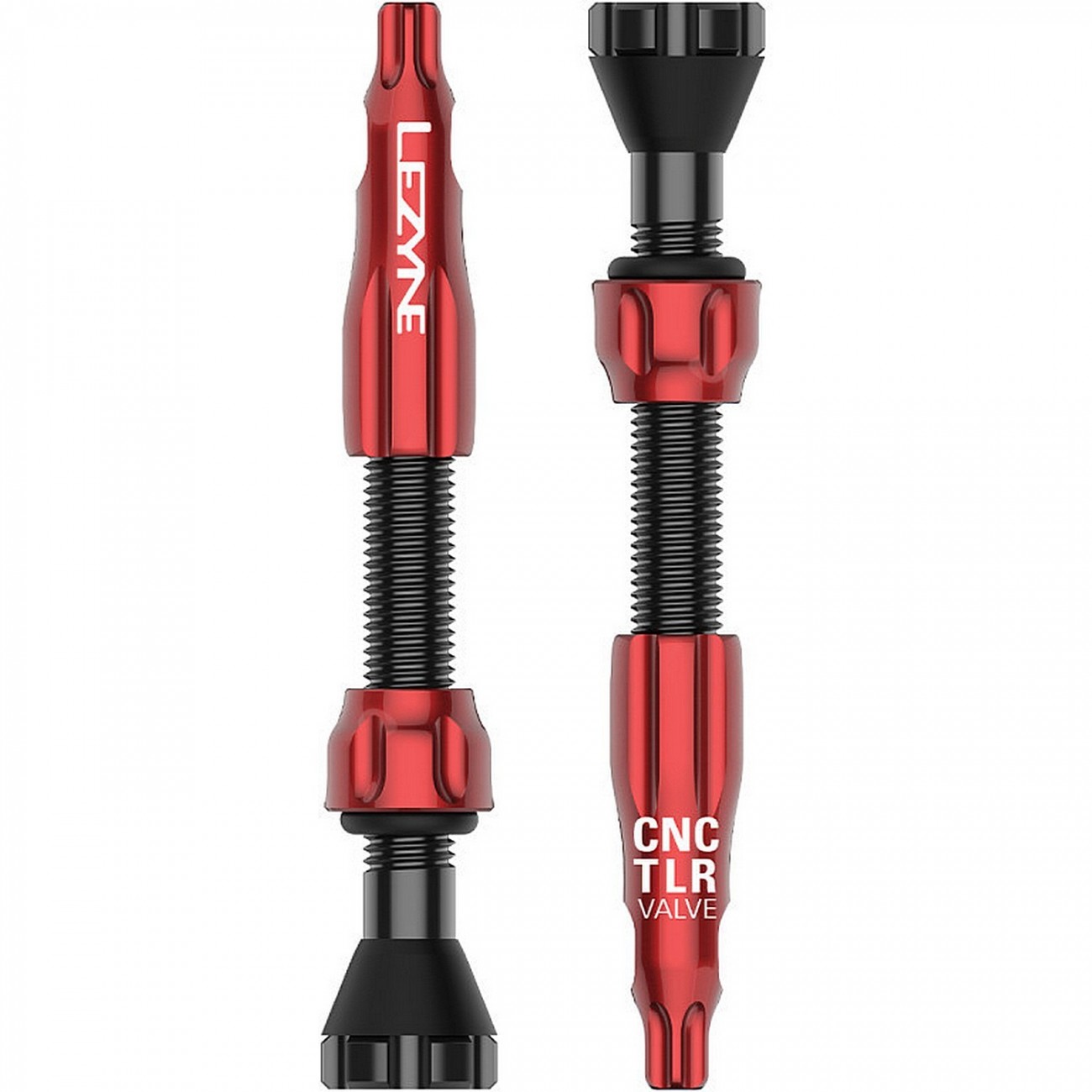 Lezyne tubeless valve cnc 44mm red - 1