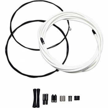 Sram bremszug kit slickwire pro road 1x 850mm 1x 1750mm 1 5mm 5mm kevlar blanc - 1