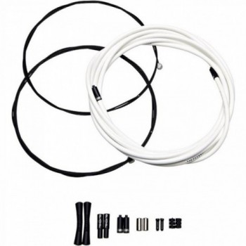 Sram bremszug kit slickwire pro road 1x 850mm 1x 1750mm 1 5mm 5mm kevlar blanco - 1