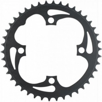 Anneau de chaîne vtt 42t 104 ss aluminium 3mm blast noir - 1