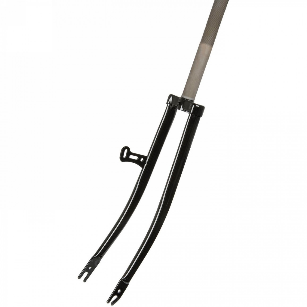 Front fork, 240/130 mm, cone 26.5 mm, with dynamo holder r., with touring end, 28x1.75, black (392833) - 1