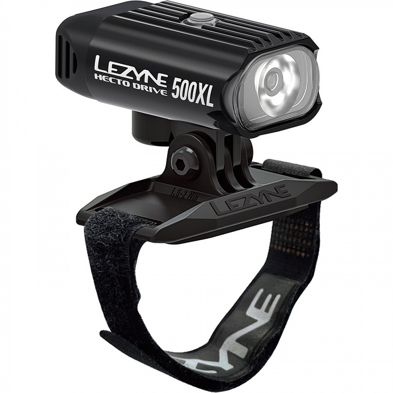Lezyne helmet hecto drive 500 xl black-gloss white light y15 - 1