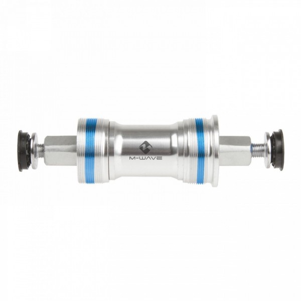 Compact bottom bracket carousel bb bsa sq m-wave, for 68 mm bottom bracket shell, l1: 115 mm, l2 24 mm, suitable for shimano too