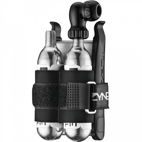 Lezyne twin drive kit co2 e kit leva combinati nero - 1 - Bombolette e dosatori co2 - 4712805984893