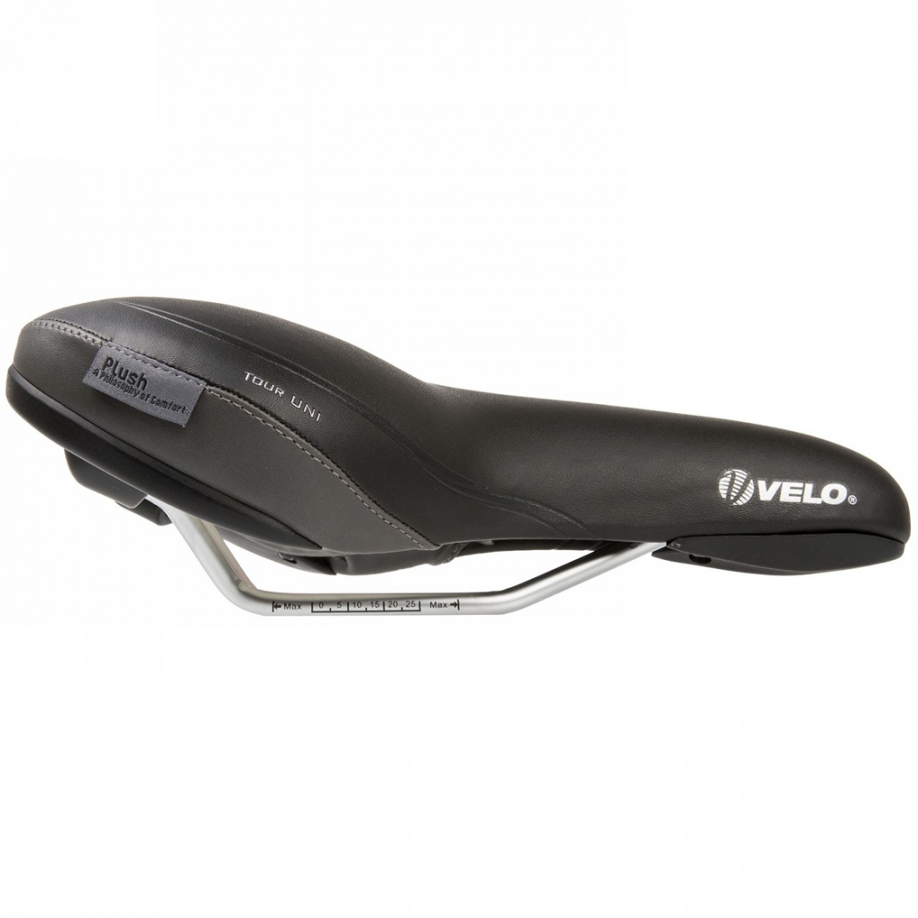 selle, velo plush, tour uni, seulement 398g, sans taquet, sur carte - 2