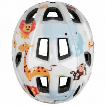 Casco infantil junior, diseño: zoo, talla s 52 - 56 cm, caja - 3