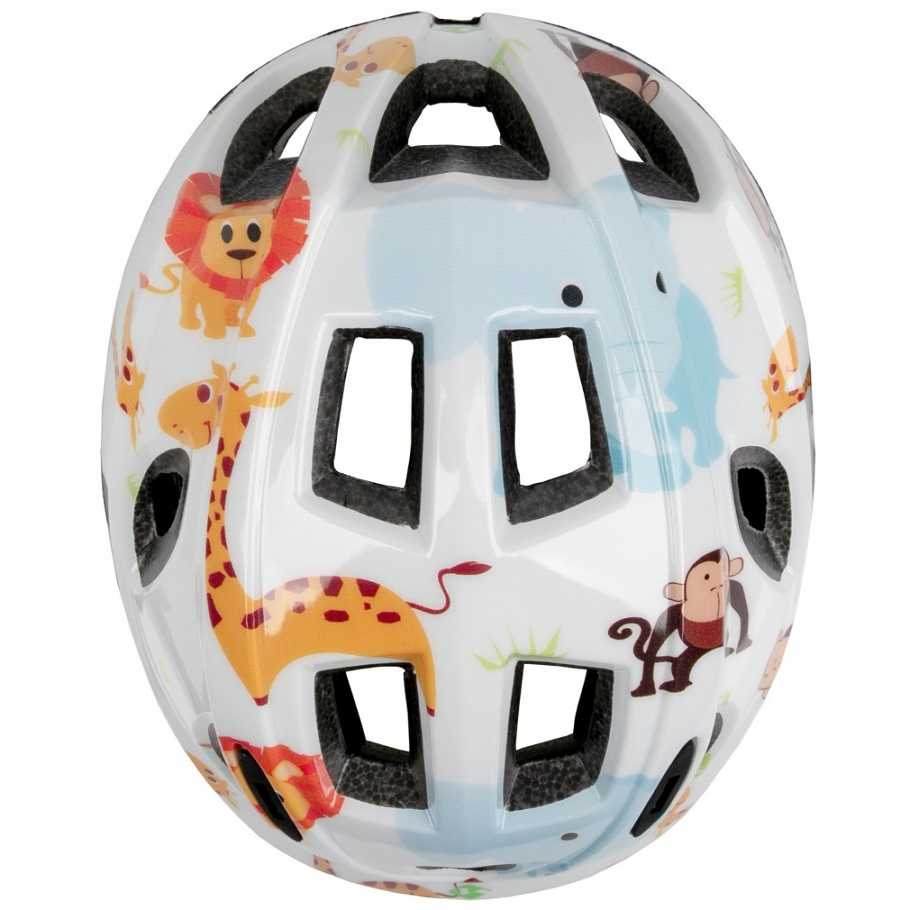 Casco infantil junior, diseño: zoo, talla s 52 - 56 cm, caja - 3