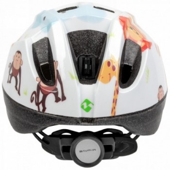 Casco infantil junior, diseño: zoo, talla s 52 - 56 cm, caja - 4