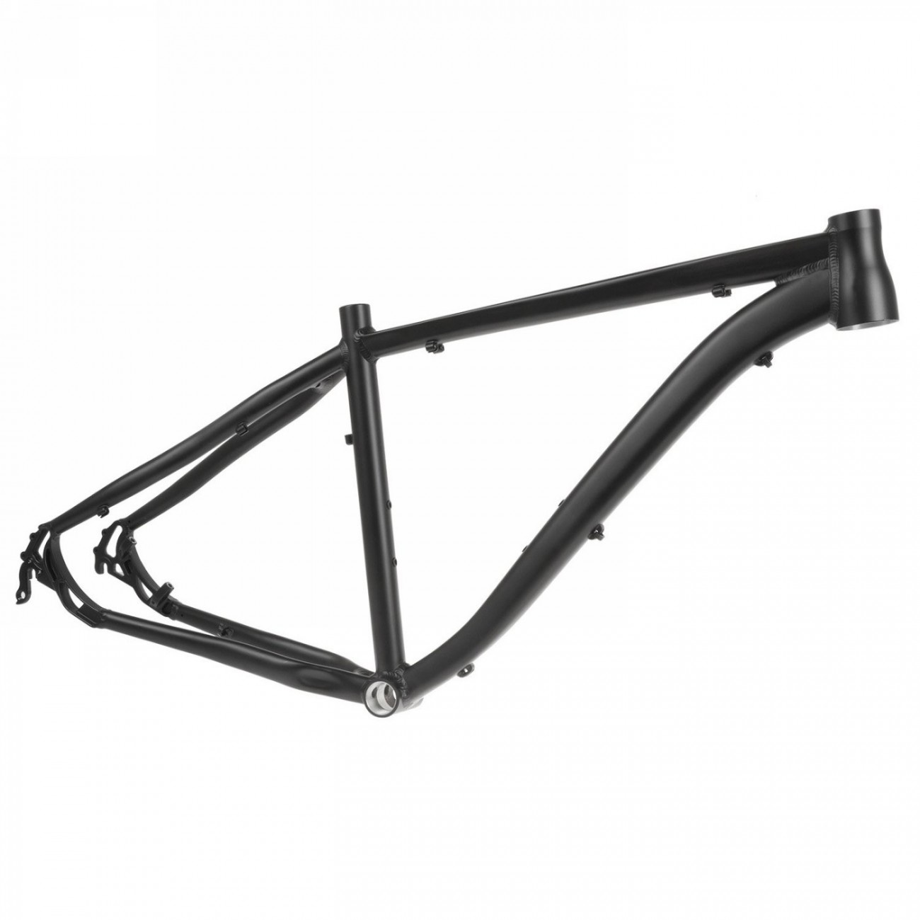 Mtb frame, 650b/27.5', alu 6061, 17', raw, with disc brake mount and replaceable dropouts - 1