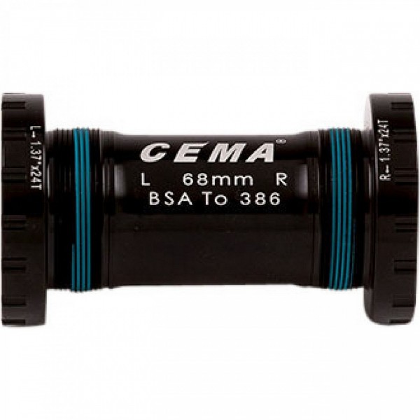 Bsa per fsa386/rotore 30mm w: 68/73 - 1 37" x 24 t mm acciaio inossidabile - nero - 1 - Movimento centrale e calotte - 471291090