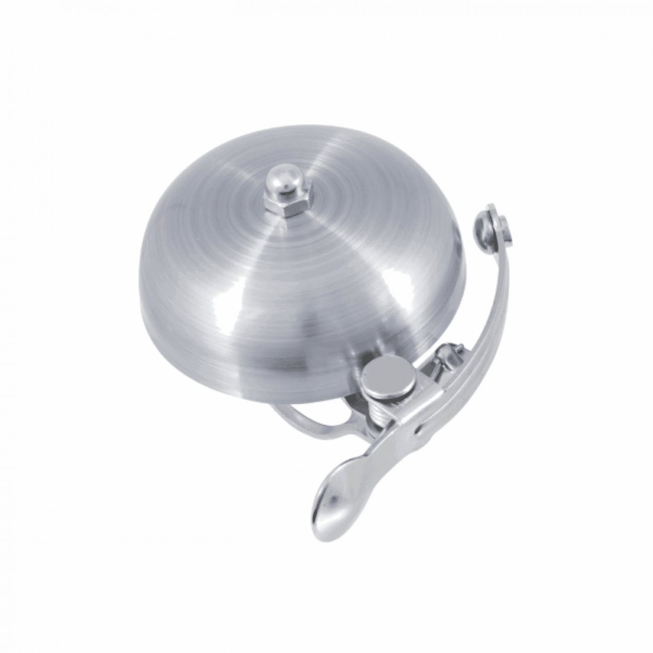 Mouvement cloche en laiton 55mm et levier en acier couleur argent - 1