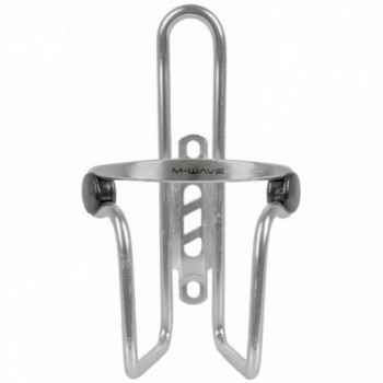 Bottle cage, aluminium, with knob for better hold and protection, 6mm, silver, mv (340947) - 2