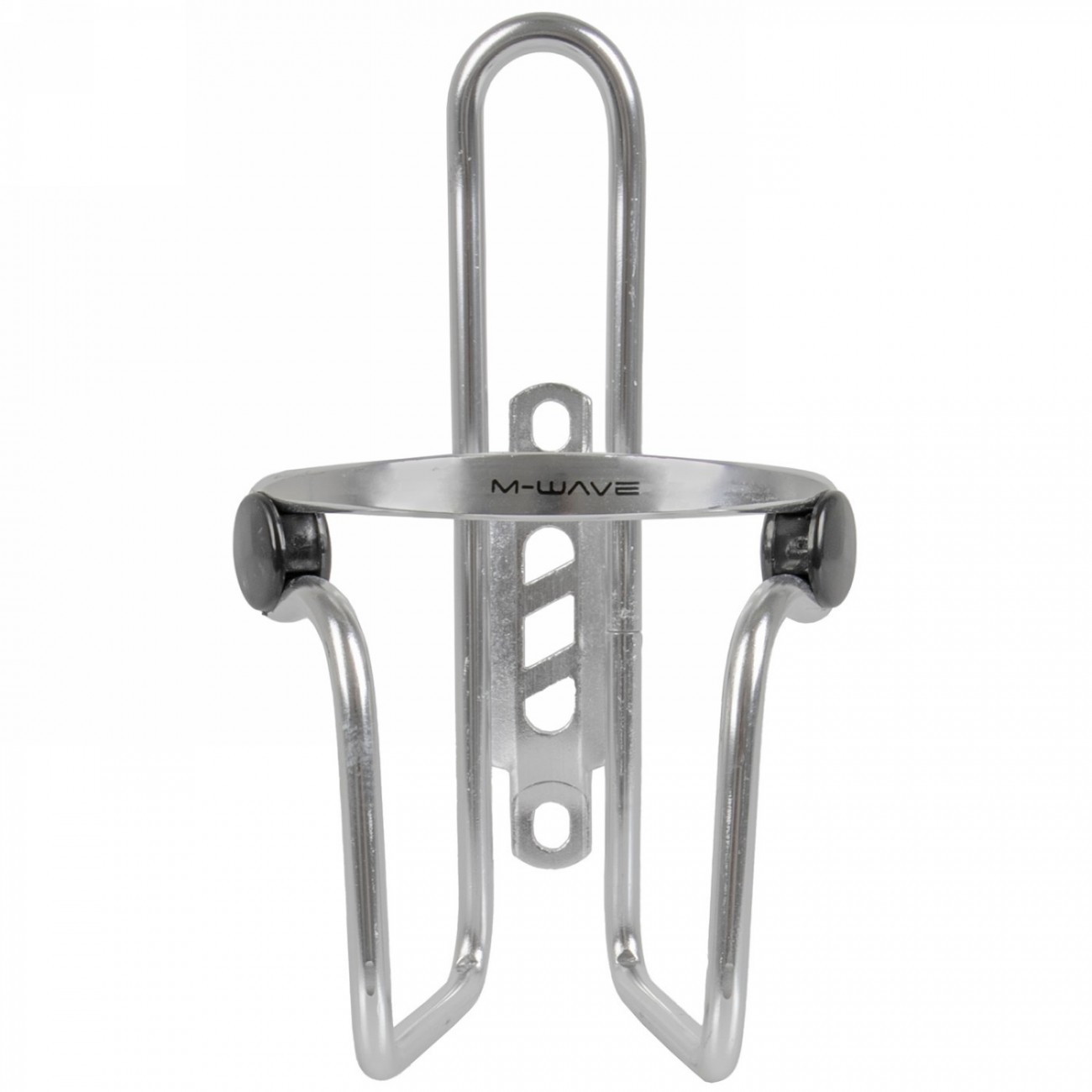 Bottle cage, aluminium, with knob for better hold and protection, 6mm, silver, mv (340947) - 2