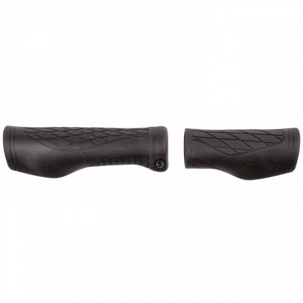 Pair of screw grips cloud ergo fix, black, 131.6 mm / 92 mm, on m-wave card - 1