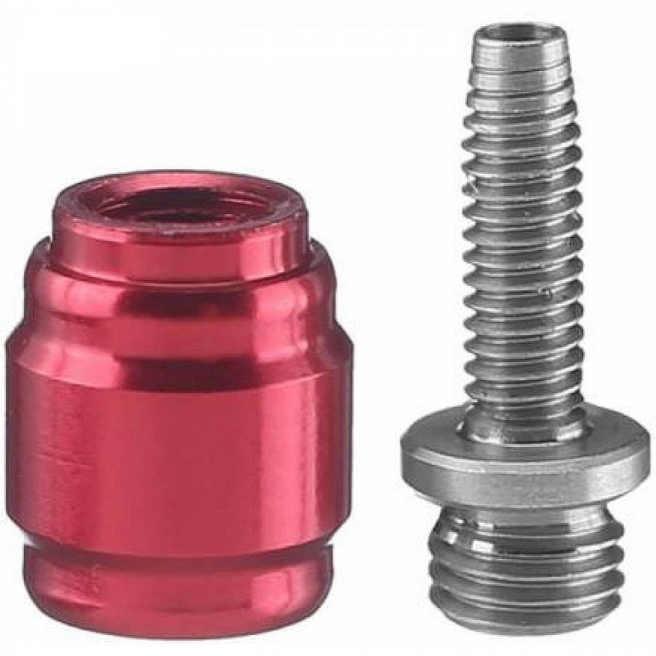 Disc brake hose fitting kit - (includes 1 threaded hose barb 1 red comp fitting - 1
