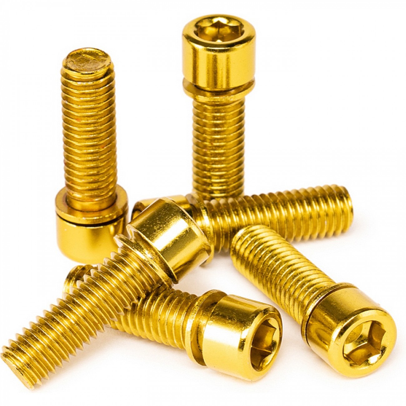 Salt solid screw set gold 6 stem screws (m8x25mm) - 1