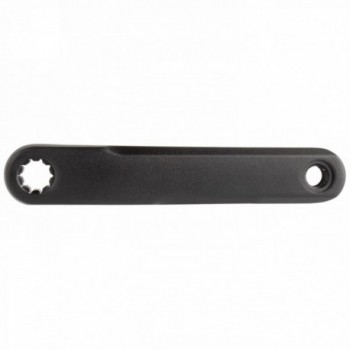 Crank, right, isis mount, for bosch gen 2+4+brose system, aluminium, 175 mm, black anodised, 5 mm offset, with euro hole card - 