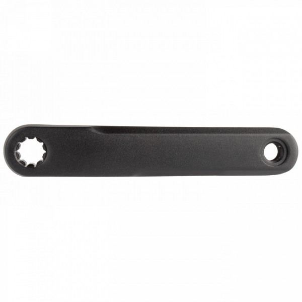 Crank, right, isis mount, for bosch gen 2+4+brose system, aluminium, 175 mm, black anodised, 5 mm offset, with euro hole card - 