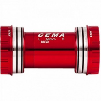 Bb30 per sram gxp w: 68/73 x id: 42 mm acciaio inossidabile - rosso interlock - 1 - Movimento centrale e calotte - 4712910903901