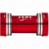 Bb30 for sram gxp w: 68/73 x id: 42 mm stainless steel - red interlock - 1