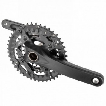 Crankset, for 9-speed, 170 mm aluminium crank, aluminium chainring 44 t./ 32 t. /22z steel chainring (all interchangeable), - 1